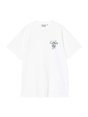 T-shirt Carhartt WIP S/S Vestige Coton Blanc Stone Washed Homme