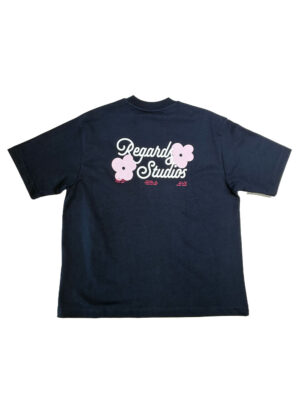 T-shirt Regards Lower Icon Coton Navy Homme