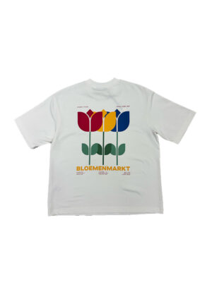 T-shirt Regards Tulip Tee Snow Coton Blanc Homme