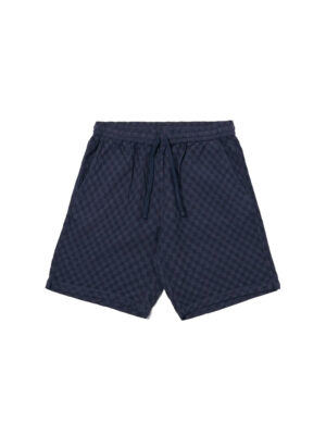 Universal Works Simple Cotton Waffle Shorts, Men’s Navy