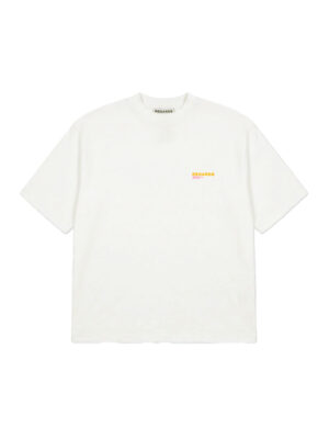 T-shirt Regards Tulip Snow Coton Blanc Homme