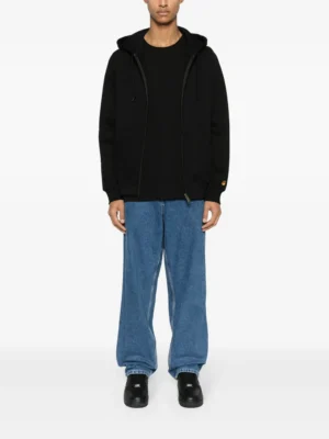 Veste zippée à capuche Carhartt WIP Hooded Chase Noir Homme