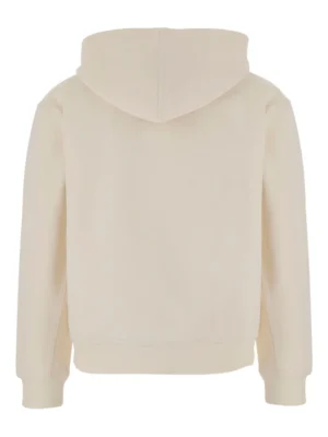 Veste Carhartt WIP Hooded American Script Beige Homme