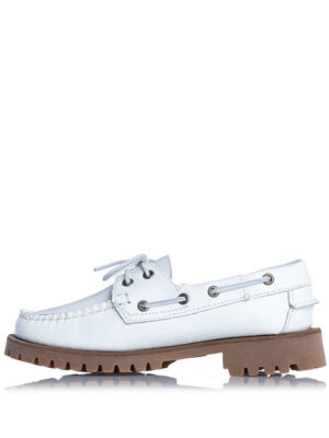 Chaussures Sebago Campsides Ranger Blanc Femme