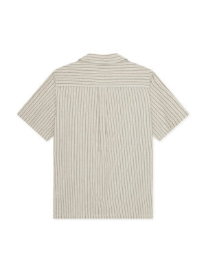 Chemise Les Deux Coton Lin Dark Sand Homme