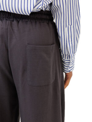 Men’s Grey Loose Fit Cotton Tracksuit Bottoms Last Call For