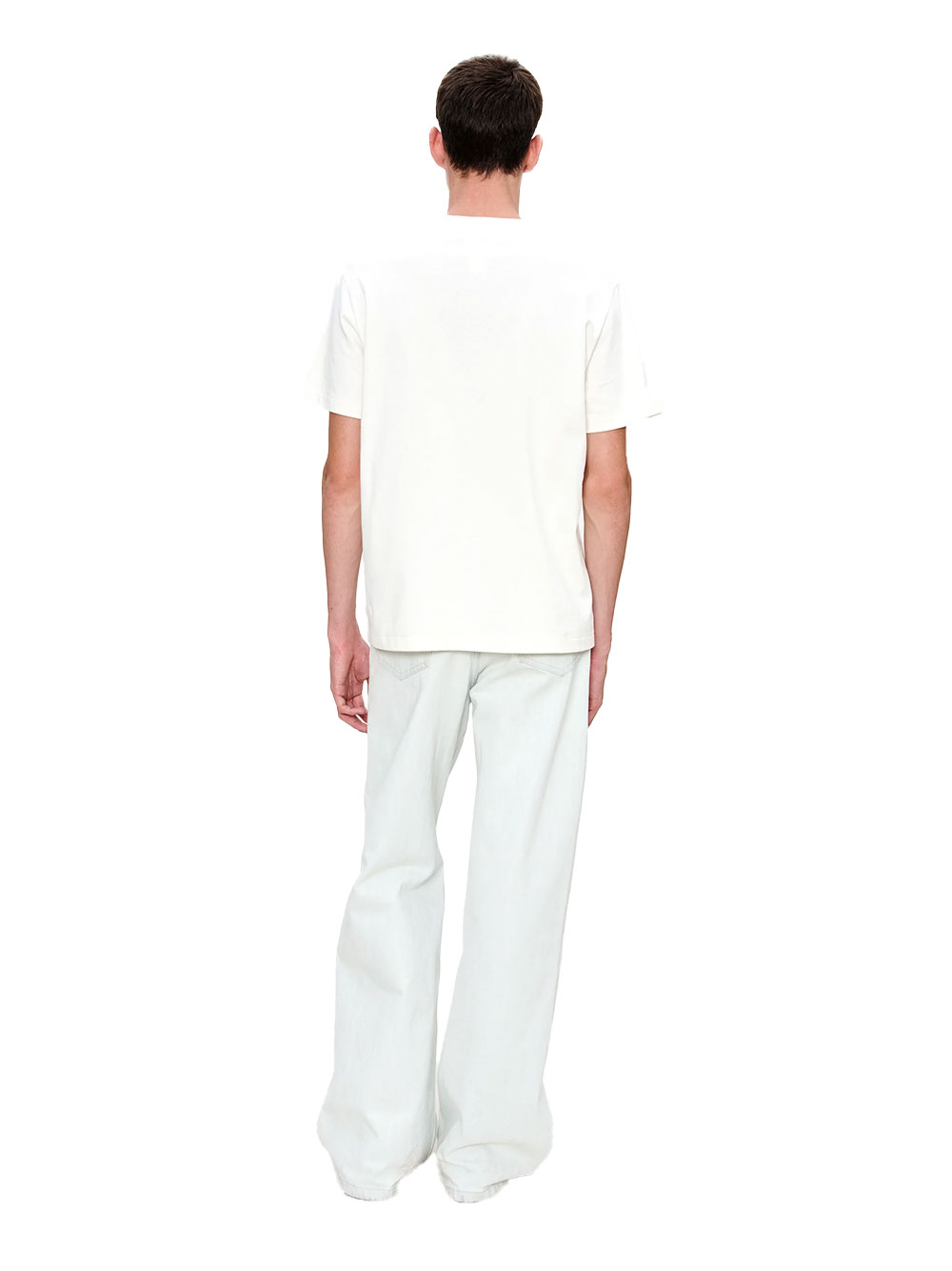 T-shirt A.P.C. Patchwork Coton Organique Blanc Homme – Image 3
