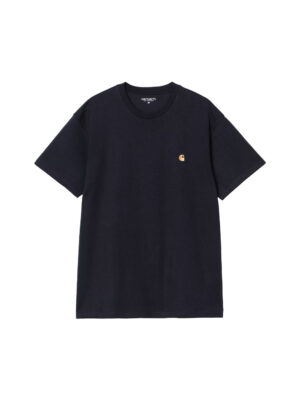T-shirt Carhartt Wip Chase Navy Cotton